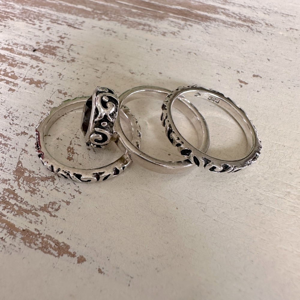 Silpada 3 ring set